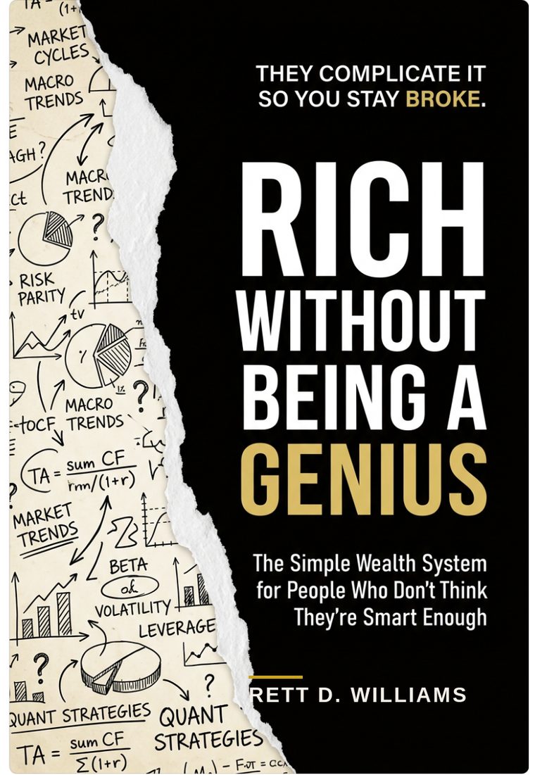 Rich Without Being a Genius book cover by Rett D. Williams